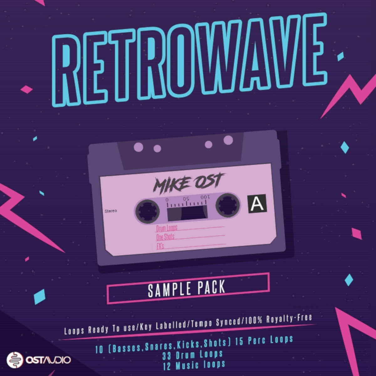 Retrowave Cassette Tape